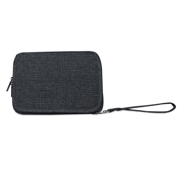 Electronic Accessories Travel Bag Foldable Durable Waterproof Portable Universal Layer Gear Case for USB Phone Cable Organizer Storage with Handle