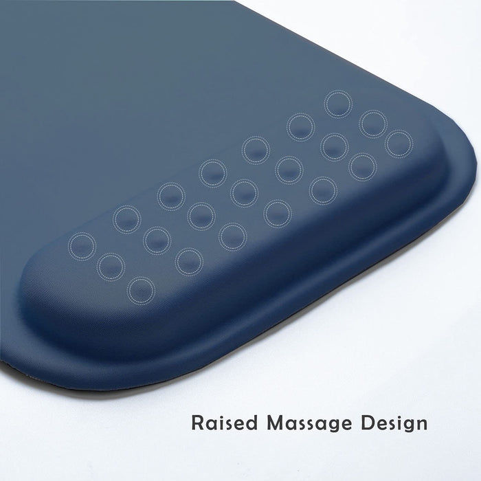 Mouse Pad with Memory Foam Wrist Support, Mouse Mat Mousepad with Non-Slip Rubber Base