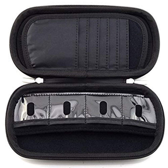 USB Memory Stick, Memory Card, Hard Drive, Smartphone, Charging Cable, Powerbank Universal Case Holder (Black)