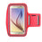 Reflective Ultra Strong Armband Phone Holder Running, Cycling, Jogging, Power Walking For Samsung Galaxy S6 Protective Soft Case Cover With Key Hole + Adjustable Strap + Breathable Material By King of Flash