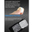 Padded Hexagon Style Long Single Black Knee Support Brace Guard, Bandage Wrap Sleeve Injury Protect, Gym, Running Honeycomb Pad Protector- Extra Large