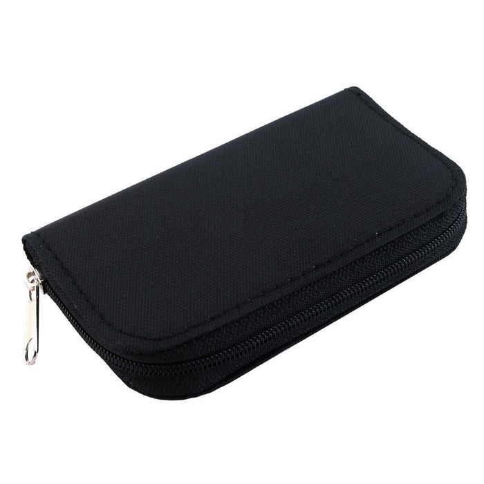 8 Pages and 22 Slots Memory Card Carrying Case Holder Pouch for SD SDHC MMC CF Micro SD Storage Protector