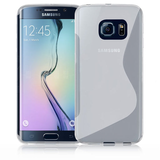Premium S Line Wave Soft Silicone Fitted Case Cover For Samsung Galaxy S6 / Samsung Galaxy S6 Edge