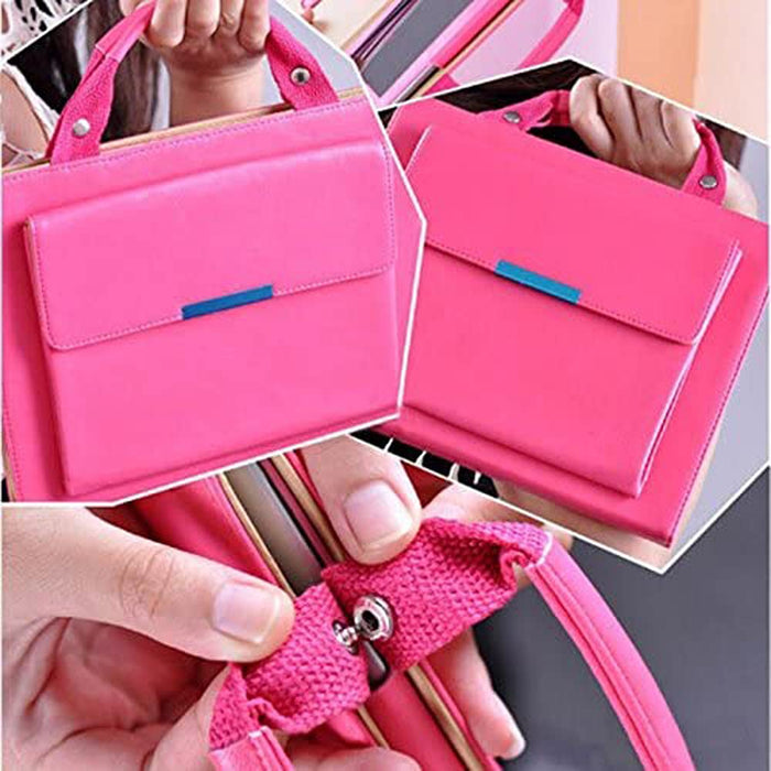 Stand Carry Case Cover Handle Bag Holder Compatible With iPad Mini 1/2/3/4/5 7.9", iPad 2017-18 Air1,2, Pro 9.7, iPad 2019-20, Pro Air,3, iPad Pro 2018-20 11", iPad 2/3/4 9.7"
