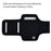 iPod Nano 7 Running Jogging Armband Holder Made with Super Strong Lycra Material with Reflective Stay Safe Strip, Dual Arm Size Slots, Key Pocket & Headphone Holder