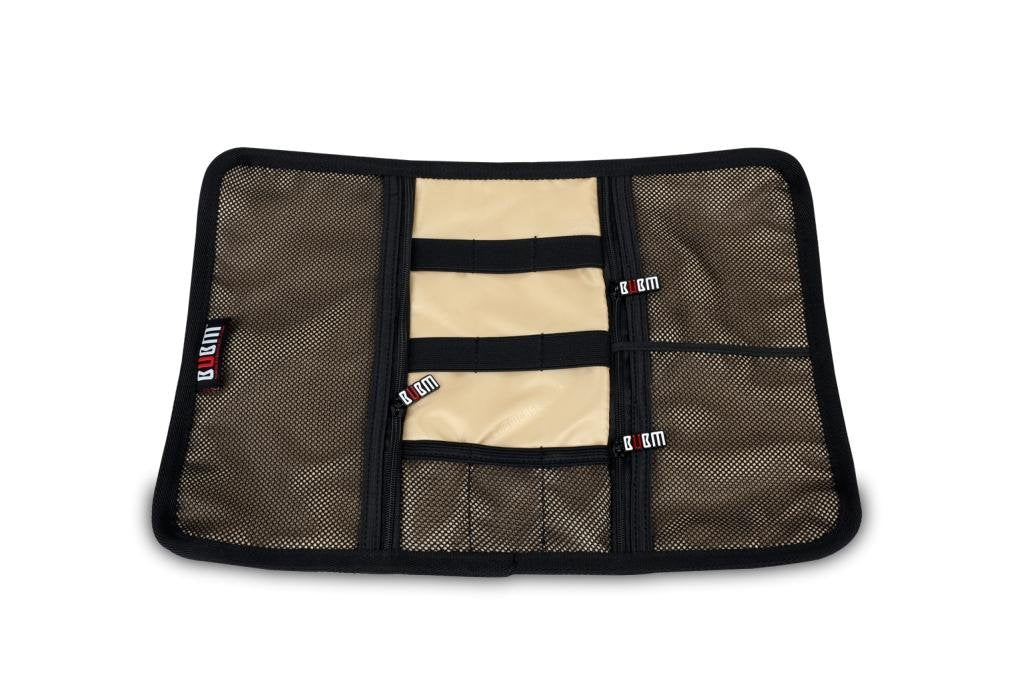 Universal Portable Roll Up Wrap Electronics Organiser, Travel Organiser, Hard Drives, Cables, Chargers, Alarm Fobs, Keys, Headphones