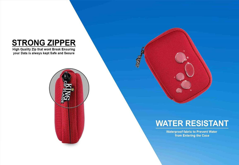 USB Flash Drive Case With Premium Quality Padded Protection For Up To 6 Flash/Key Drives, Flash Drive Case Organizer
