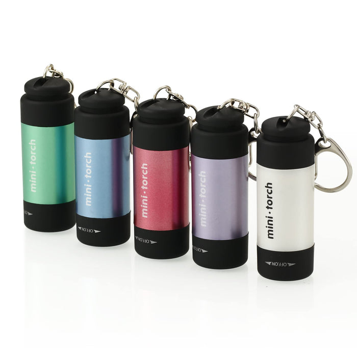 Mini USB Rechargeable LED Torch Flashlight with Keyring Keyring