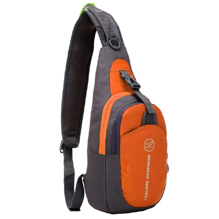 Single Sling Unisex Chest Shoulder Backpack Perfect For Sports Hiking Camping Festival Messenger Multifunctional Bag
