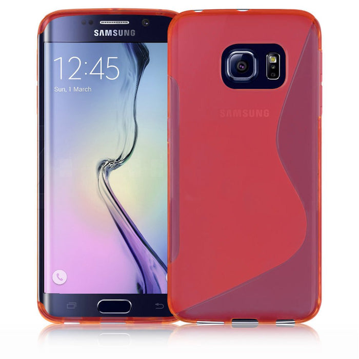 Premium S Line Wave Soft Silicone Fitted Case Cover For Samsung Galaxy S6 / Samsung Galaxy S6 Edge