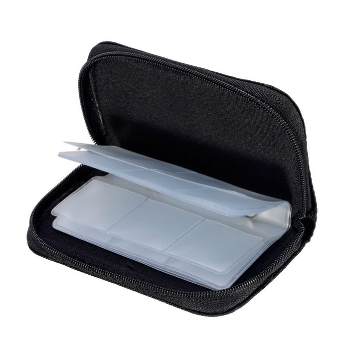 8 Pages and 22 Slots Memory Card Carrying Case Holder Pouch for SD SDHC MMC CF Micro SD Storage Protector