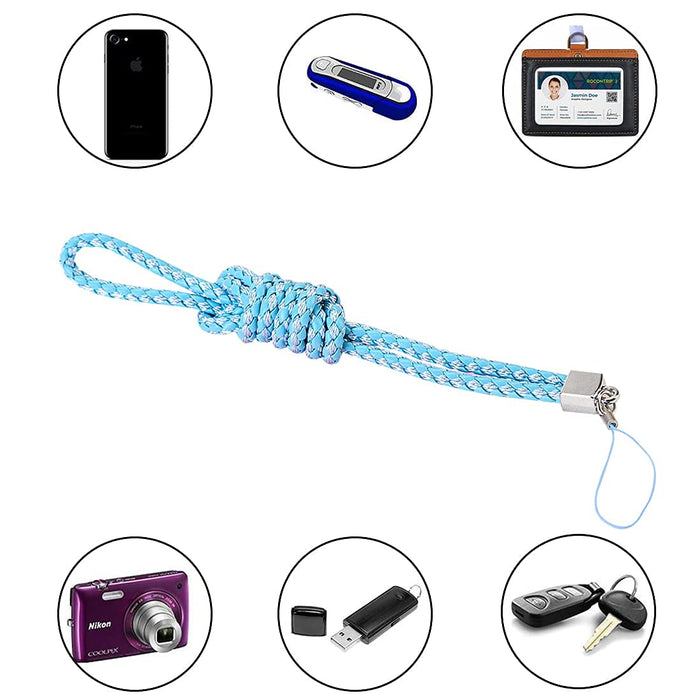 [7 PCS] Premium Material 14 Lanyard Neck Strap - Lanyard for Neck - Safety Breakaway 2.5 Inch Strip for Mobile Phones, ID Cards, USB Flash Drives & Keys