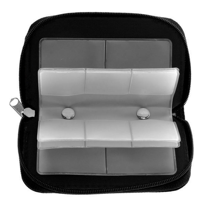 8 Pages and 22 Slots Memory Card Carrying Case Holder Pouch for SD SDHC MMC CF Micro SD Storage Protector