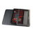 PU Leather 360 Rotational Texture Case Black Compatible for use with Motorola Xoom 2 Android Tablet