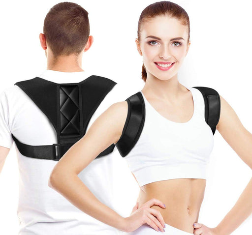 Posture Corrector Back Support Body Brace Wellness Lumbar Shoulder Support Belt, Adjustable Back Shoulder Neck Brace Posture Corrector for Men, Women, Teenager