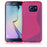Premium S Line Wave Soft Silicone Fitted Case Cover For Samsung Galaxy S6 / Samsung Galaxy S6 Edge