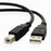 USB A Male to USB B Male Premium High Quality Fast Data Sync Cable Lead For Printers, External Hard Drives and Other USB 2.0 Peripherals