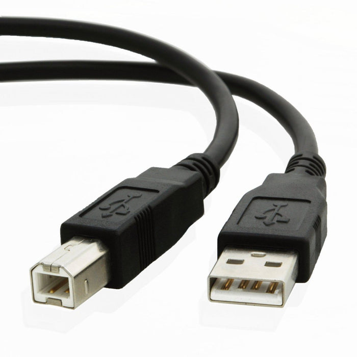 USB A Male to USB B Male Premium High Quality Fast Data Sync Cable Lead For Printers, External Hard Drives and Other USB 2.0 Peripherals