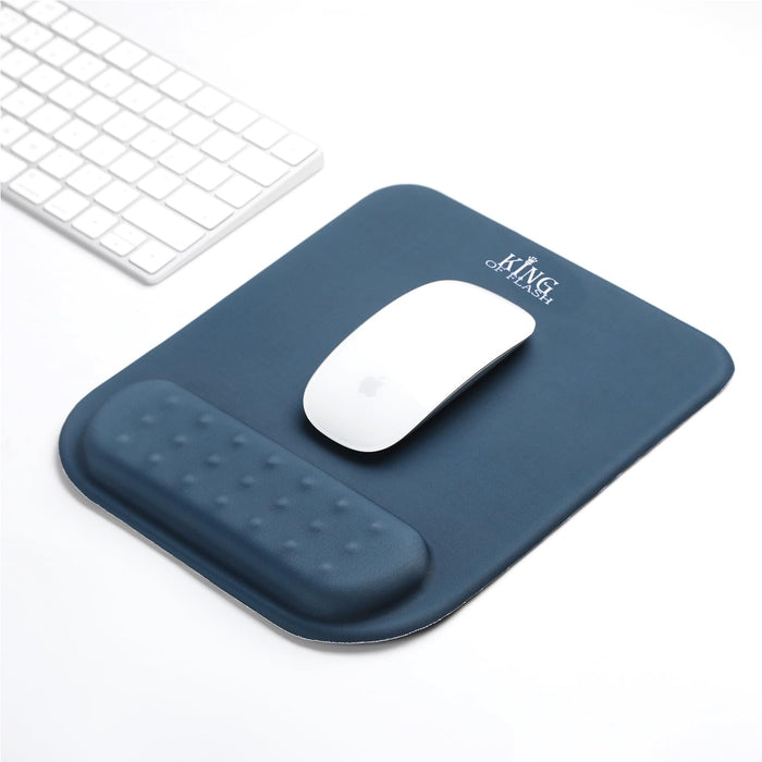 Mouse Pad with Memory Foam Wrist Support, Mouse Mat Mousepad with Non-Slip Rubber Base