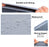 Large Mailing Bags by King of Flash, Extra Strong Grey Mail Envelopes for Packaging Clothes Parcel Self Seal Poly Storage Bags 24"x 36"