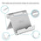 Portable Desk Multi Angle Stand Holder Compatible for 4-12" Tablet, iPad, Smartphone, iPhone & Various Devices