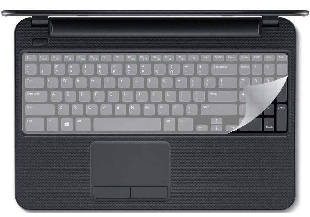 Keyboard Protector Skin Silicone Cover Clear Film Dust and Waterproof Universal for 13, 14, 15 inch Laptop, Notebook, Netbook, Chromebook