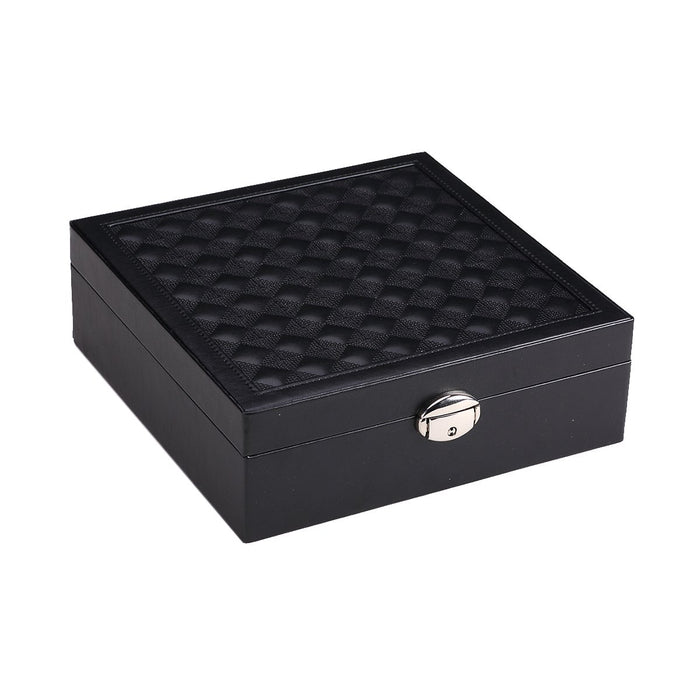 My Treasure Box Advanced Jewelry Storage Box Glossy PU Leather Multi Small Boxes Inside Jewelry Cosmetic Storage Organizer Box