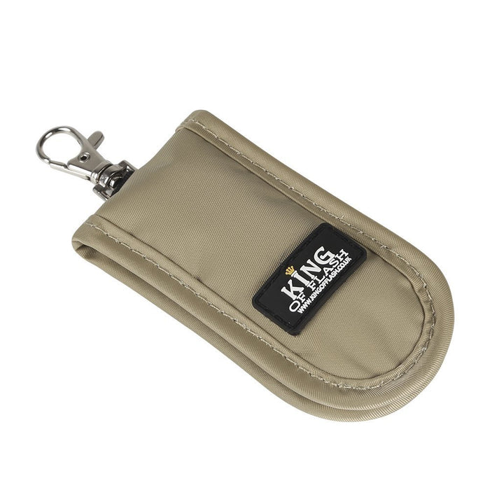 USB Flash Drive Portable Travel Memory Stick Shuttle Carry Case - Holds 2 USB Sticks with Keyring Hook