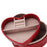 My Treasure Box PU Leather Heart Shaped Two-layer Jewelry Box Storage Case Organizer Holder with Mirror