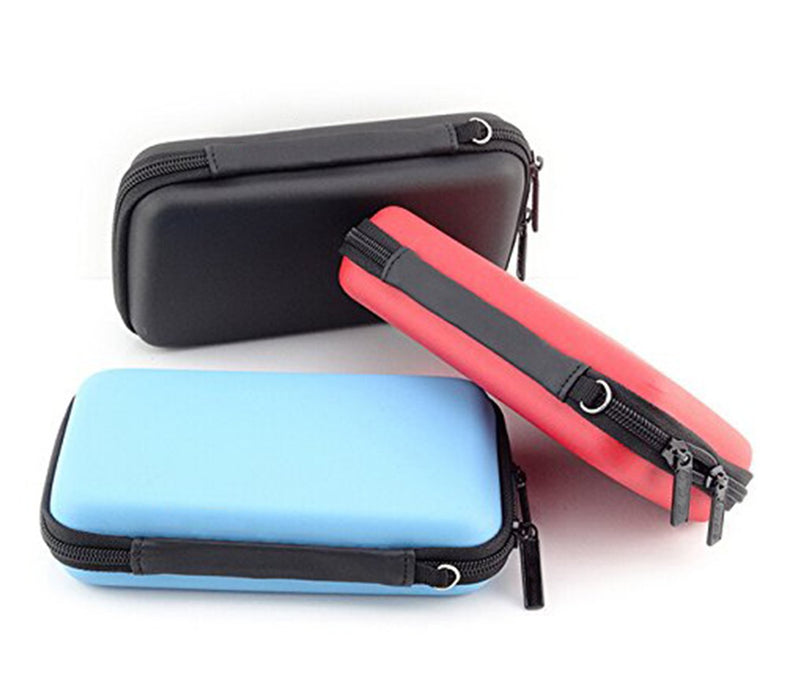 Medium Travel Case Organiser For Electrical Goods, Cables, 12 x USB Sticks, Hard Drives & Mobile Phones - Black