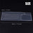 Reusable Waterproof Keyboard Cover, Universal Clear Anti-Dust Keyboard Skin Protector Cover for 104/107 Keys Standard Desktop Keyboard