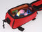 Universal Bicycle, Cycling Smartphone Bag Case Tube Style Holder For Mobile Phones 4.2" to 5.5" In Black