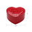 My Treasure Box PU Leather Heart Shaped Two-layer Jewelry Box Storage Case Organizer Holder with Mirror