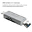 Memwah USB 3.0 SD Card Reader 3-in-1 OTG Card Reader USB 3.0 - Type-C / USB 3.0 / Micro USB Adapter for SD, SDHC, SDXC, Micro SD, Micro SDHC, Micro SDXC Macbook PC Tablets Smartphones OTG Function
