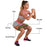 Fabric Resistance Bands, Non-Slip Glute Booty Bands Legs, Thighs & Hip Circle Exercise - Resistance Bands set Women for Strength Training, Yoga, & Pilates - 3 Pack