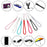 [7 PCS] Premium Material 14 Lanyard Neck Strap - Lanyard for Neck - Safety Breakaway 2.5 Inch Strip for Mobile Phones, ID Cards, USB Flash Drives & Keys