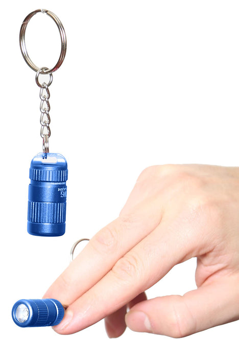 Mini LED Torch Keychain Flashlight Small | Batteries Included | Ultra Powerful Waterproof LED Flashlight On Home Keychain for Camping, Travelling, Outdoor Emergency