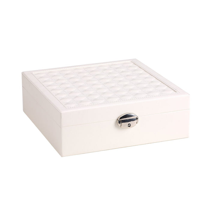 My Treasure Box Advanced Jewelry Storage Box Glossy PU Leather Multi Small Boxes Inside Jewelry Cosmetic Storage Organizer Box