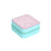 My Treasure Box Small Jewellery Box, Travel Portable Jewelry Case Storage Holder with Mirror and Zipper for Earrings Rings Necklaces