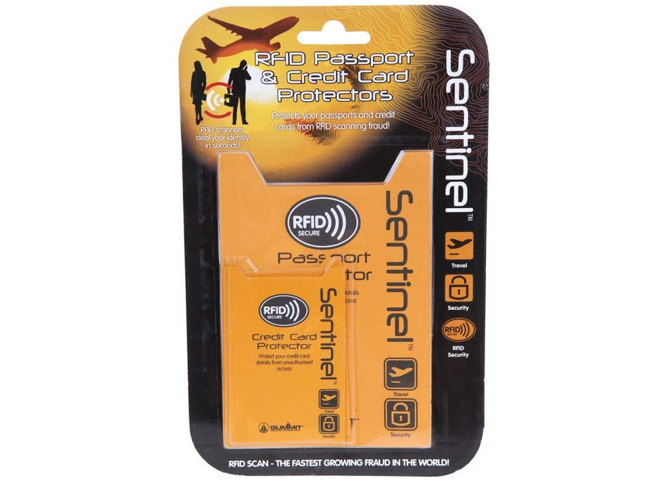 PMS SENTINEL RFID PASSPORT AND 2x CREDIT CARD PROTECTORS
