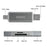 Memwah USB 3.0 SD Card Reader 3-in-1 OTG Card Reader USB 3.0 - Type-C / USB 3.0 / Micro USB Adapter for SD, SDHC, SDXC, Micro SD, Micro SDHC, Micro SDXC Macbook PC Tablets Smartphones OTG Function