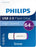 Philips Snow USB 2.0 Flash Drive - 4/8/16/32 GB