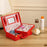 My Treasure Box Equisite Jewelry Box PU Leather Woven Pattern 2 Layers Rectangle Trunk Shape Organizer Portable Storage Box