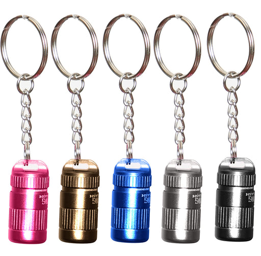 Mini LED Torch Keychain Flashlight Small | Batteries Included | Ultra Powerful Waterproof LED Flashlight On Home Keychain for Camping, Travelling, Outdoor Emergency