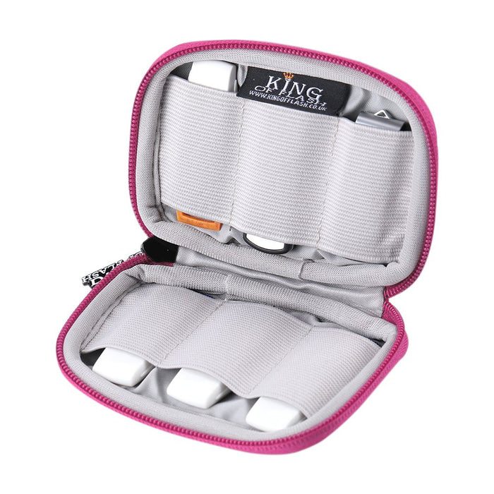 USB Flash Drive Case With Premium Quality Padded Protection For Up To 6 Flash/Key Drives, Flash Drive Case Organizer