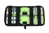 Padded Wallet Case Cover Universal Cables, Batteries, Chargers, Docks Memory Cards, Cables - Black