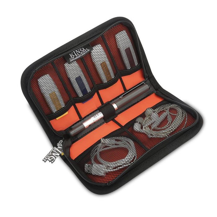 Accessories Organiser Storage Case, Portable Electronics Carrying Bag Ideal holder for Travelling - Store Phone Charging Cables, Earphone, USB Stick Flash Drive, SD Card, Smartwatch