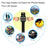Running Armband Compatible with iPhone X, Xs Max XR, iPhone 8 Plus, 8, 7 Plus, 6 Plus, Galaxy S9 Plus, 180 Rotatable with Key Pocket & Earphone Holder Armband for Hiking Biking Walking