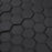 Padded Hexagon Style Long Single Black Knee Support Brace Guard, Bandage Wrap Sleeve Injury Protect, Gym, Running Honeycomb Pad Protector- Extra Large