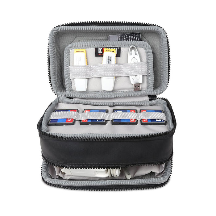 Portable Case Travel Organizer Electronics Accessories/Cables & Accessories/Memory Cards/Power Bank/Flash Drives/Hard Drive Portable Hard Drive Case Small Bag Case for Electronics